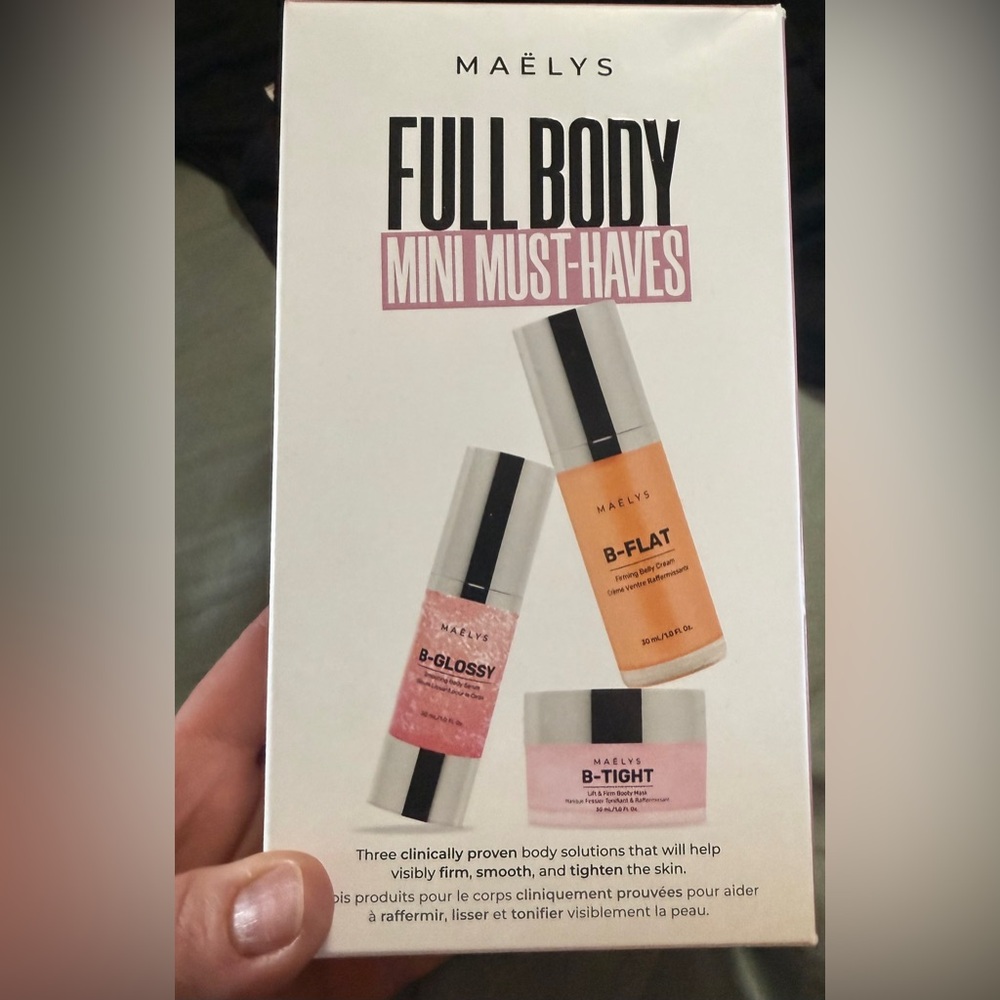 New unopened Full Body Mini Must-Haves Set - Pink, Orange
